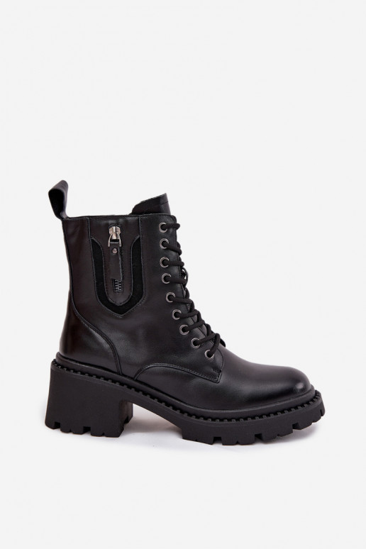 Pele Botas femininas Klocke aquecimento Vinceza 86418 cor preta Pele Botas femininas Klocke aquecimento Vinceza 86418 cor preta