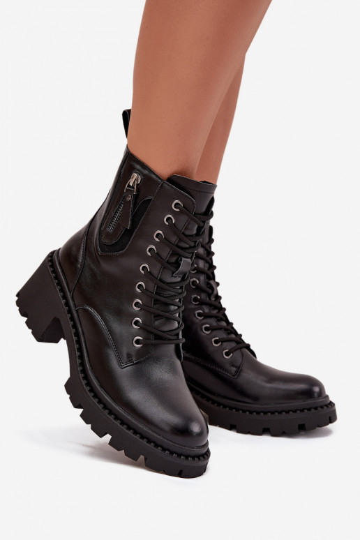 Pele Botas femininas Klocke aquecimento Vinceza 86418 cor preta Pele Botas femininas Klocke aquecimento Vinceza 86418 cor preta