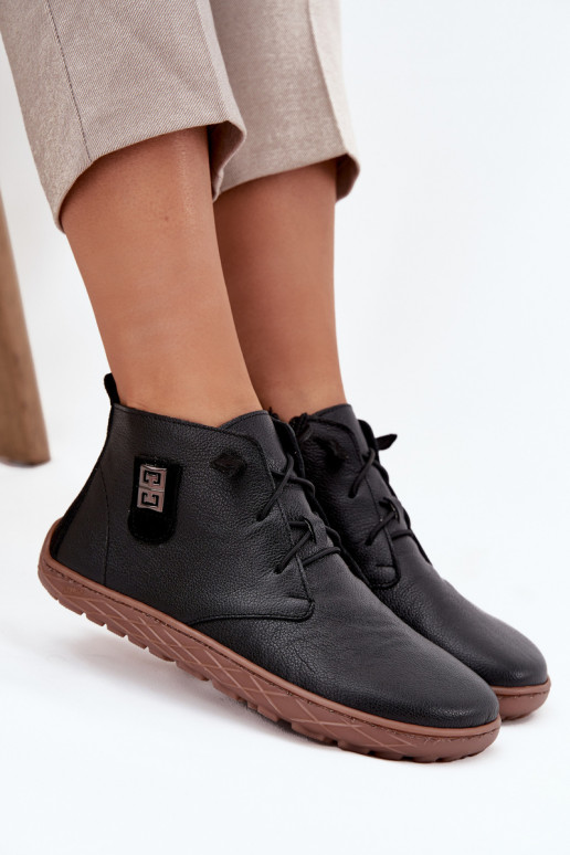 Pele sapato Barefoot Feminino Com decorações Detalem Zazoo 30072 cor preta Pele sapato Barefoot Feminino Com decorações Detalem Zazoo 30072 cor preta