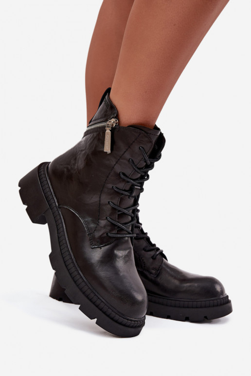 Pele Botins de trabalho Feminino aquecimento Big Star SS274452 cor preta Pele Botins de trabalho Feminino aquecimento Big Star SS274452 cor preta