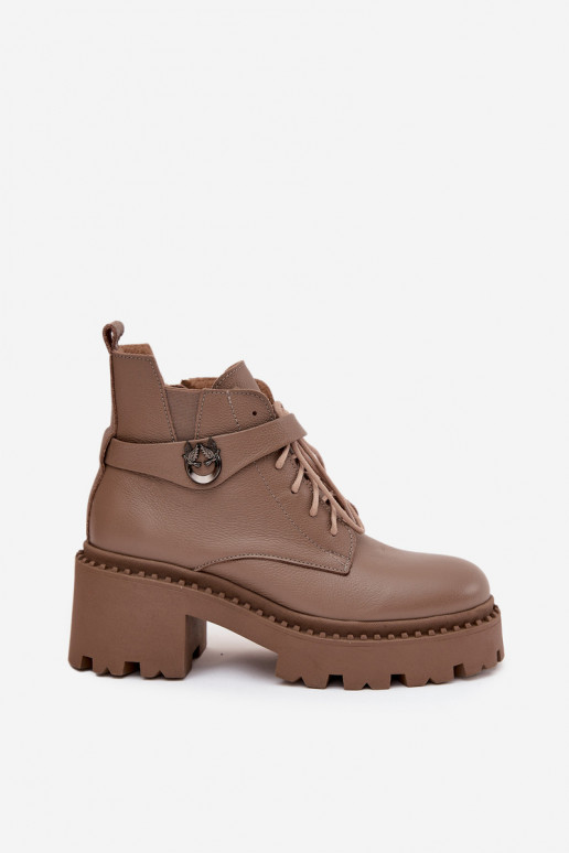 Pele Botas femininas Klocke com salto decorado aquecimento Zazoo 60557 bege Pele Botas femininas Klocke com salto decorado aquecimento Zazoo 60557 bege