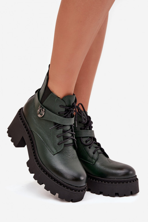 Pele Botas femininas Klocke com salto decorado aquecimento Zazoo 60557 cor cáqui Pele Botas femininas Klocke com salto decorado aquecimento Zazoo 60557 cor cáqui