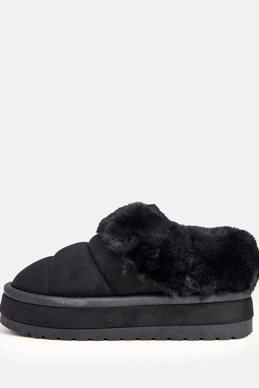 Botas de neve curtas pretas, forradas...