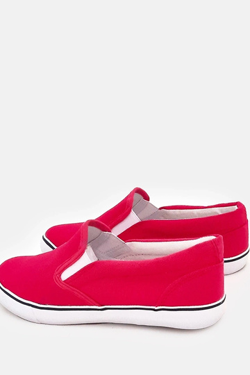 Tênis infantis slip-on na cor fúcsia Lagunes