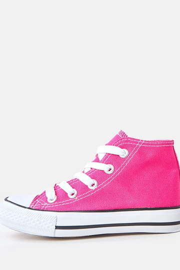 Botas infantis rosas de cano alto Tandy