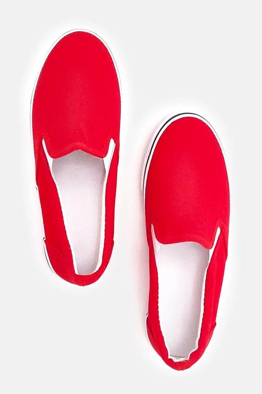 Tênis infantis vermelhos slip-on Lagunes