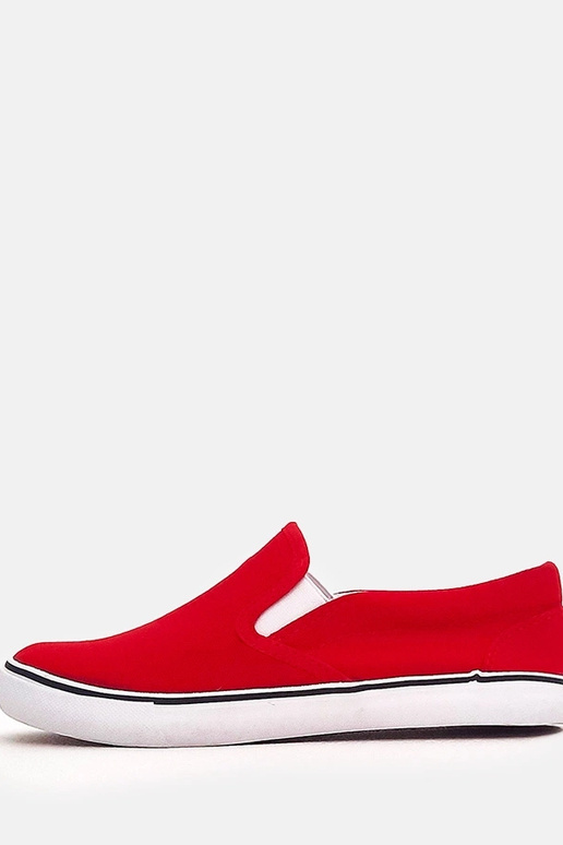 Tênis infantis vermelhos slip-on Lagunes