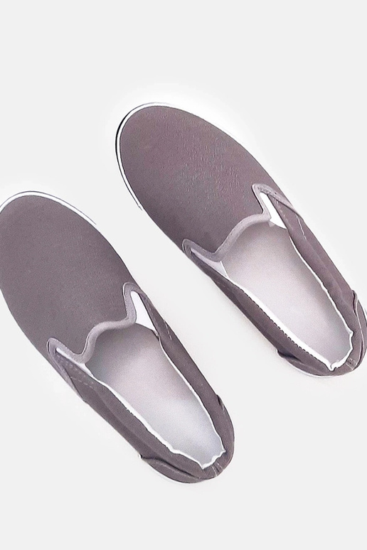 Tênis infantis cinzas slip-on Lagunes