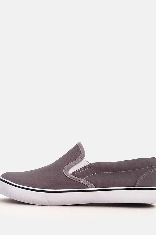 Tênis infantis cinzas slip-on Lagunes