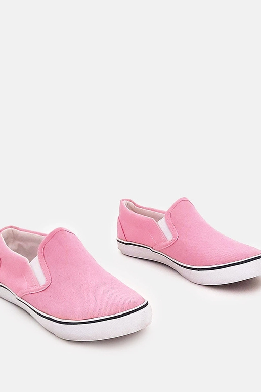 Tênis infantis rosas slip-on Lagunes