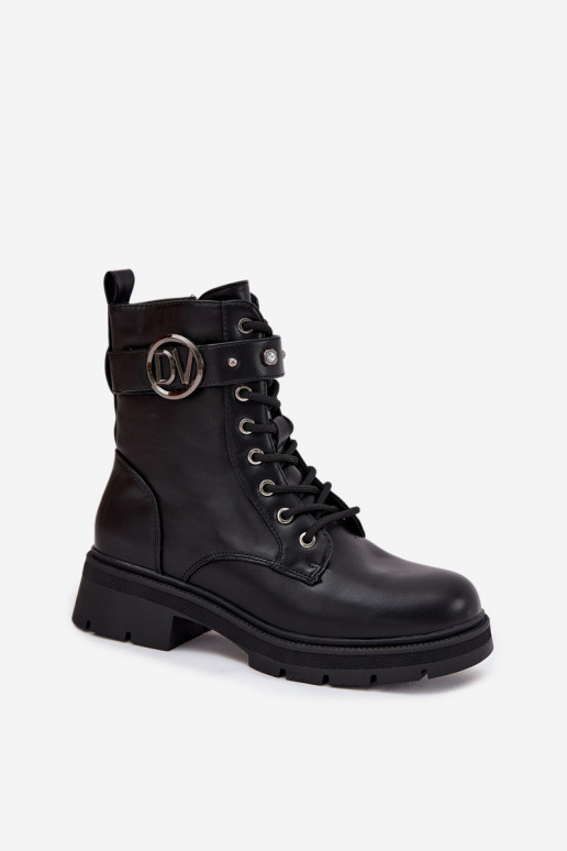 Botas de trabalho femininas com aquecimento e detalhes decorativos, cor preta, Talyssa Botas de trabalho femininas com aquecimento e detalhes decorativos, cor preta, Talyssa