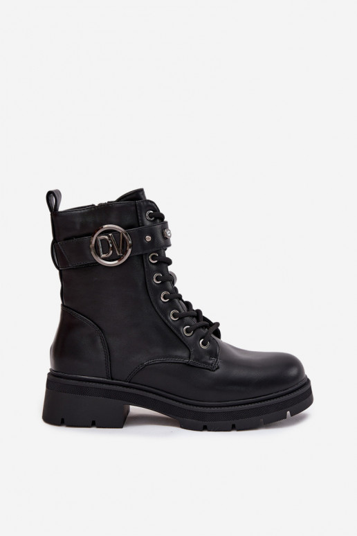 Botas de trabalho femininas com aquecimento e detalhes decorativos, cor preta, Talyssa Botas de trabalho femininas com aquecimento e detalhes decorativos, cor preta, Talyssa
