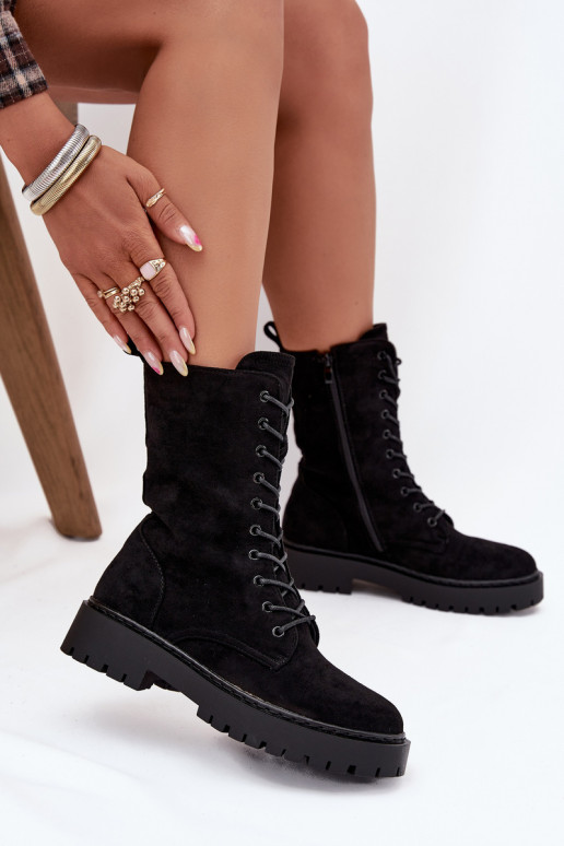 Botas de trabalho femininas com aquecimento, cor preta, Tai turirvielle Botas de trabalho femininas com aquecimento, cor preta, Tai turirvielle