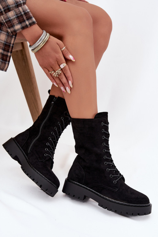 Botas de trabalho femininas com aquecimento, cor preta, Tai turirvielle Botas de trabalho femininas com aquecimento, cor preta, Tai turirvielle