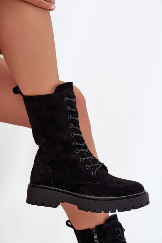 Botas de trabalho femininas com aquecimento, cor preta, Tai turirvielle Botas de trabalho femininas com aquecimento, cor preta, Tai turirvielle