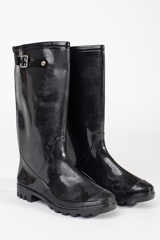 cor preta lacado botas de borracha cor preta lacado botas de borracha
