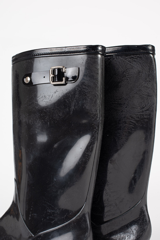 cor preta lacado botas de borracha cor preta lacado botas de borracha
