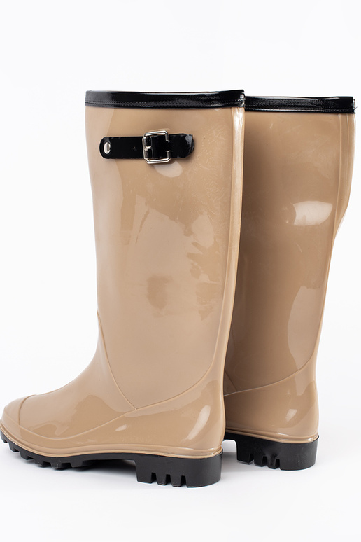 bege lacado botas de borracha bege lacado botas de borracha