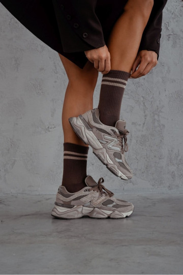 Meias Feminino DParaa Cienkie Tiras cor marrom