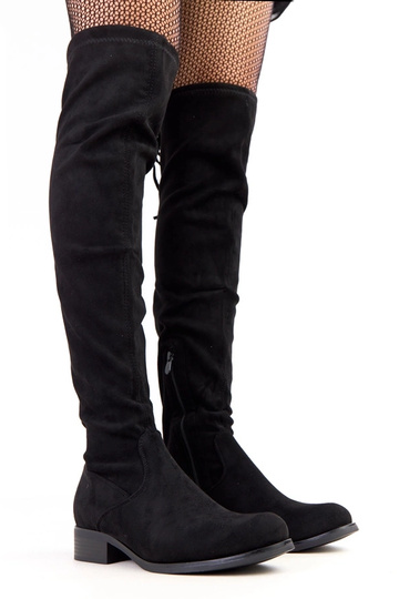 Botas longas pretas com...