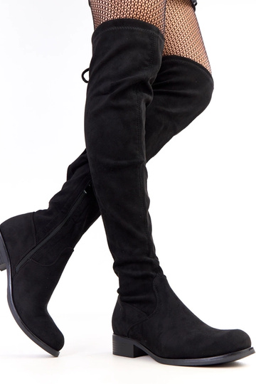 Botas longas pretas com... 2