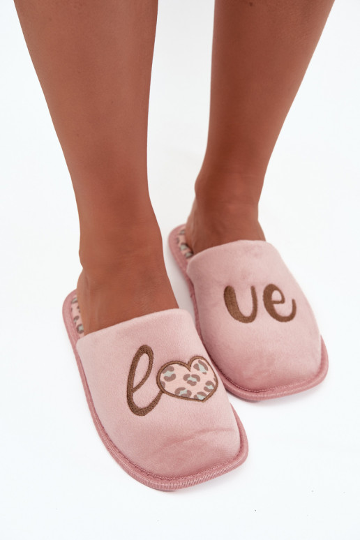 Chinelos Feminino LOVE Vinceza 19960 cor rosa
