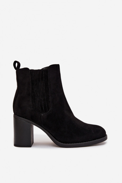 aquecimento Botas femininas Habilitado SłupkoParaym Obcasie cor preta Brevina