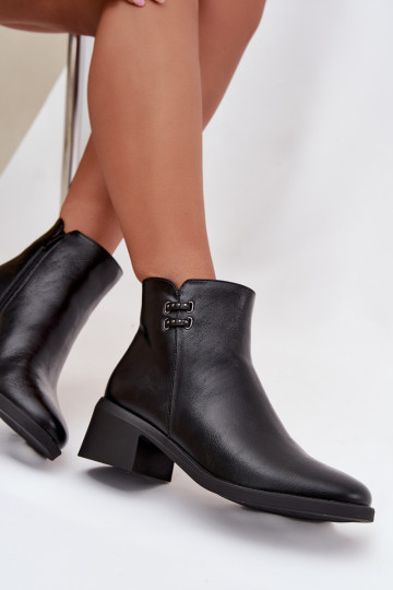 aquecimento Botas femininas Klocke cor preta Delmira