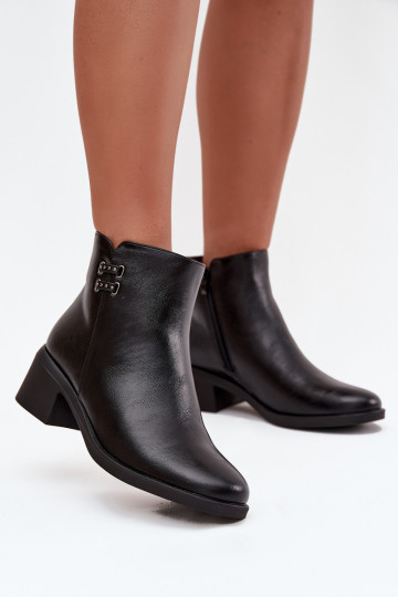 aquecimento Botas femininas Klocke cor preta Delmira 2