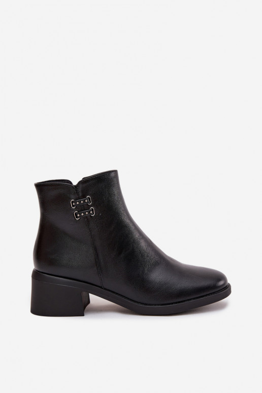 aquecimento Botas femininas Klocke cor preta Delmira