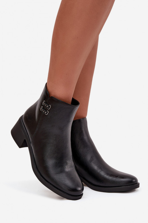 aquecimento Botas femininas Klocke cor preta Delmira
