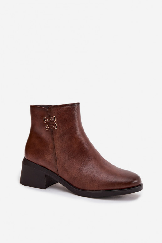 aquecimento Botas femininas Klocke cor marrom Delmira aquecimento Botas femininas Klocke cor marrom Delmira