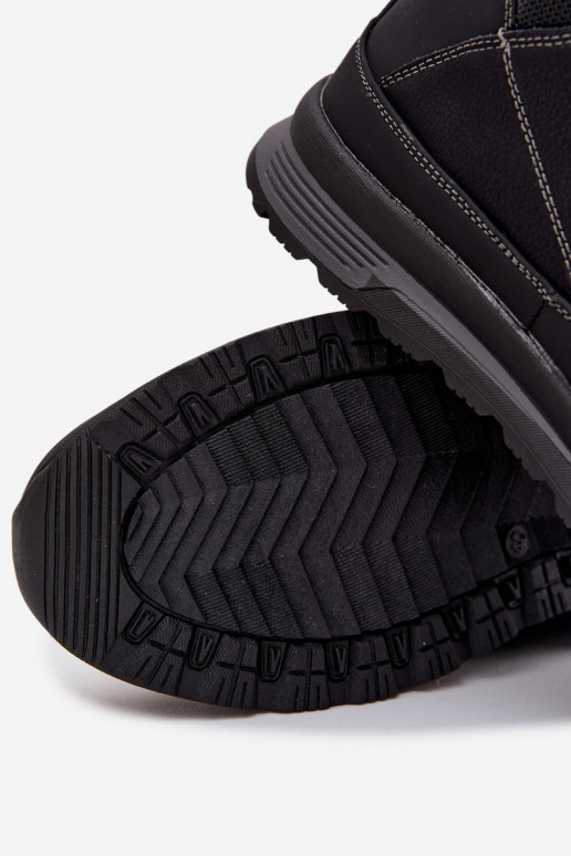 botas de caminhada sapato Tem que sercho aquecimento cor preta EMivelle