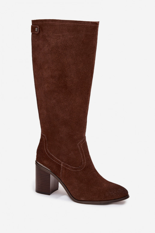 botas femininasHabilitadoturalnego de camurçau aquecimento Obcas Słupek Sergio Leone KZ25668-S cor marrom botas femininasHabilitadoturalnego de camurçau aquecimento Obcas Słupek Sergio Leone KZ25668-S cor marrom