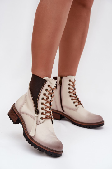 Botas femininas aquecimento Klocke Vinceza 58559 bege