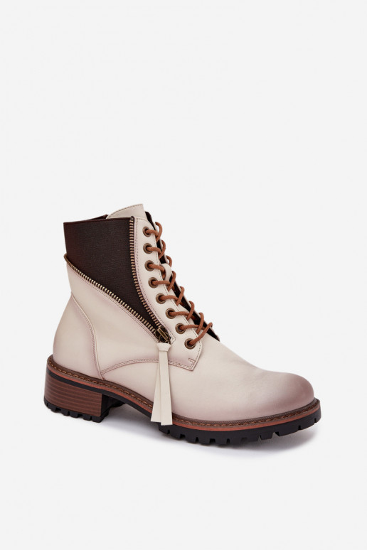 Botas femininas aquecimento Klocke Vinceza 58559 bege