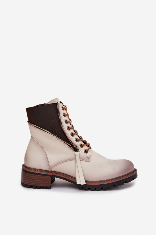 Botas femininas aquecimento Klocke Vinceza 58559 bege