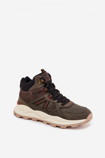 botas de caminhada Tem que sercho EMRANGLER EMEST MEN MID 20253027 cor cáqui