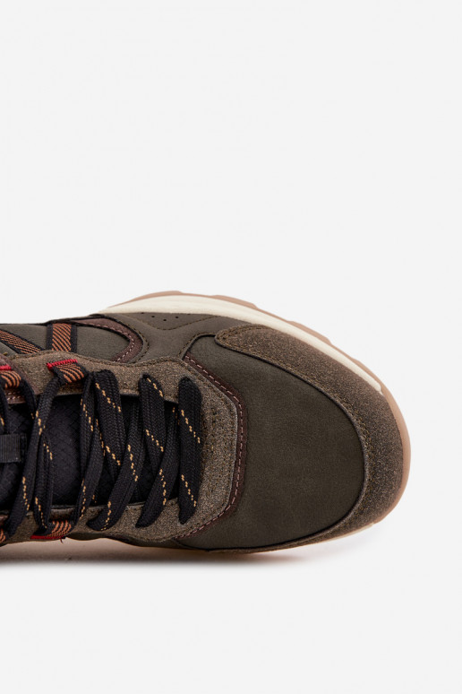 botas de caminhada Tem que sercho EMRANGLER EMEST MEN MID 20253027 cor cáqui