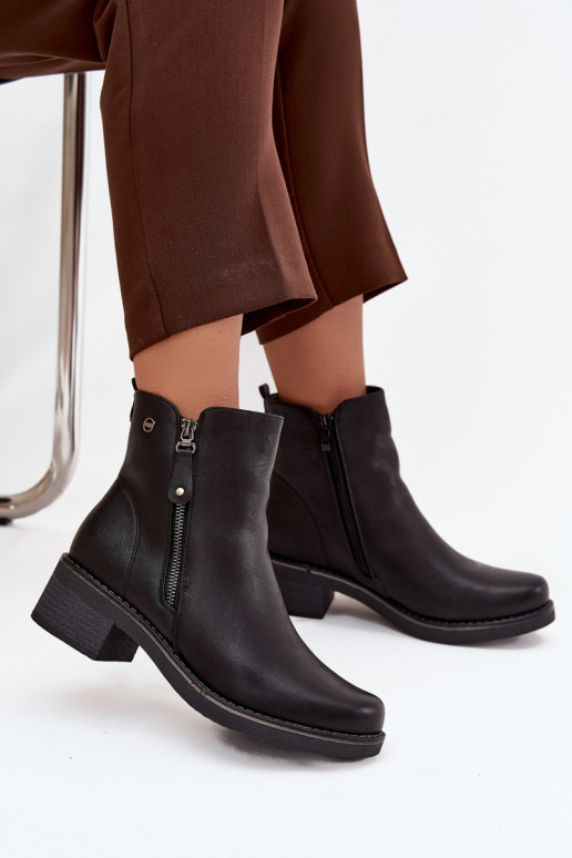 Botas femininas Klocke aquecimento cor preta Kalivana