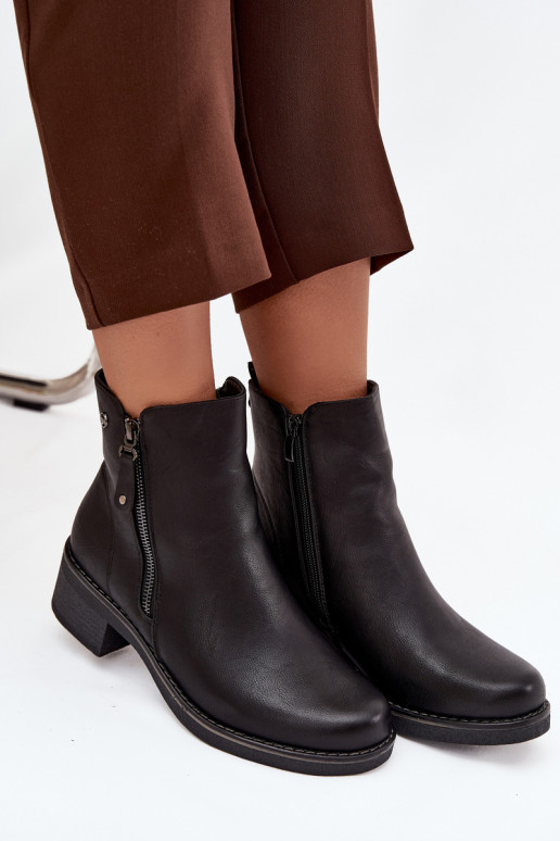 Botas femininas Klocke aquecimento cor preta Kalivana