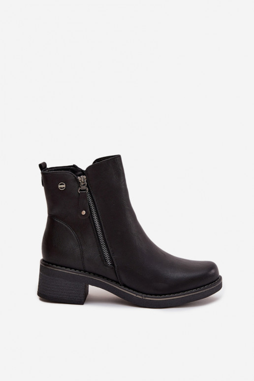 Botas femininas Klocke aquecimento cor preta Kalivana
