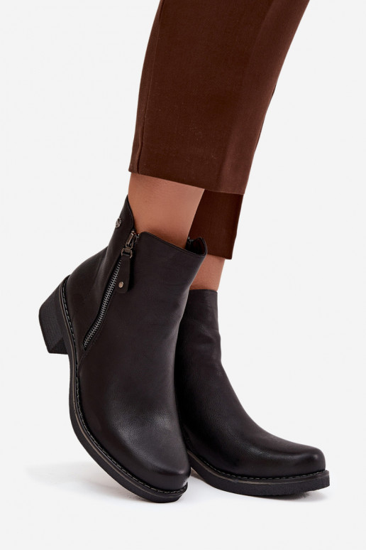 Botas femininas Klocke aquecimento cor preta Kalivana