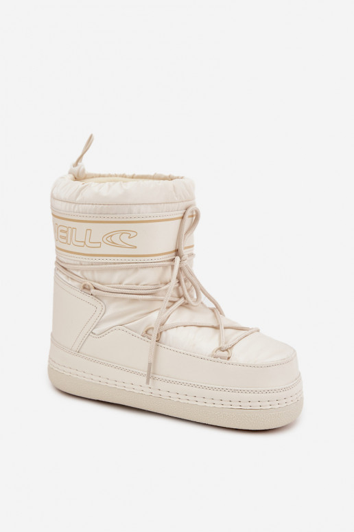 Botas de neve Feminino com detalhes elegantes O'NEILL LISA EMOMEN HIGH 90253012.99Z cor branca