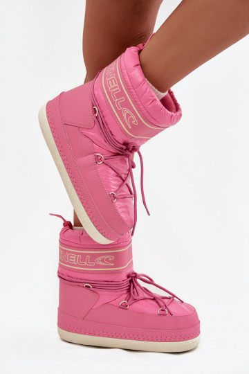 Botas de neve Feminino com detalhes elegantes O'NEILL LISA EMOMEN HIGH 90253012.01U cor rosa