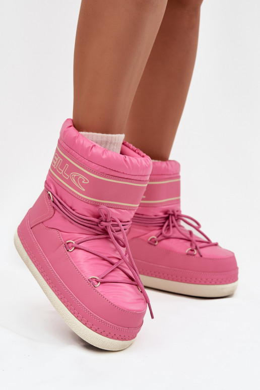 Botas de neve Feminino com detalhes elegantes O'NEILL LISA EMOMEN HIGH 90253012.01U cor rosa