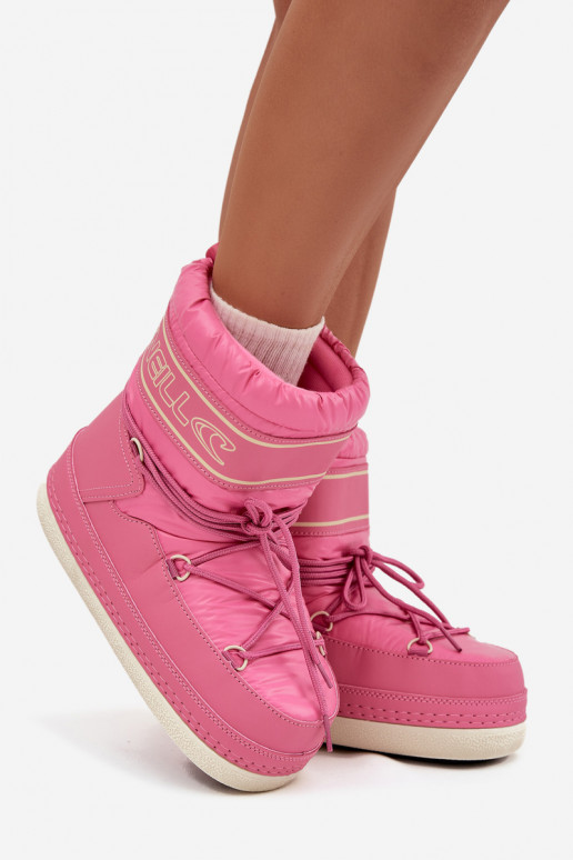 Botas de neve Feminino com detalhes elegantes O'NEILL LISA EMOMEN HIGH 90253012.01U cor rosa
