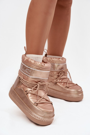 Botas de neve Feminino com detalhes elegantes O'NEILL LISA EMOMEN HIGH 90253012.99U cor dourada