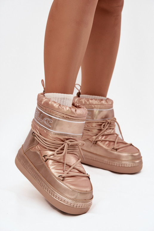 Botas de neve Feminino com detalhes elegantes O'NEILL LISA EMOMEN HIGH 90253012.99U cor dourada