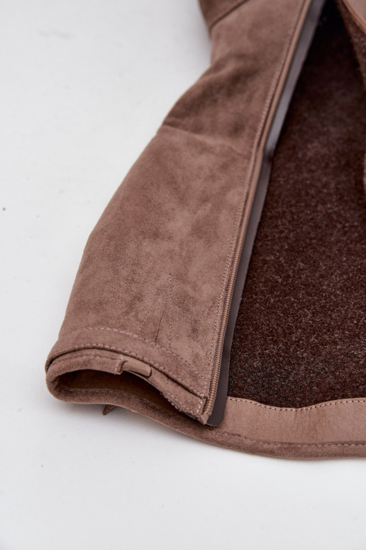 Botas quentes com salto com fivelas douradas Vinceza 58589 bege Botas quentes com salto com fivelas douradas Vinceza 58589 bege